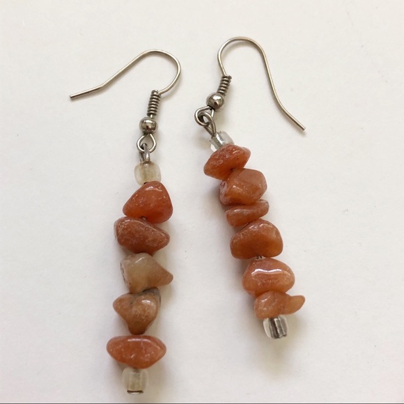 Carnelian and Mahogany Obsidian Bead Necklace - Picture 7 of 8